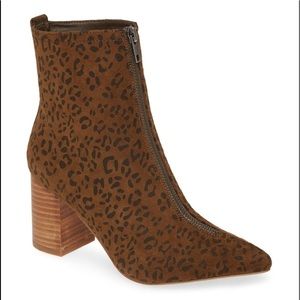 Coconuts by Matisse zip front leopard booties ankle boots